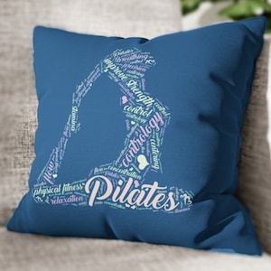 Pilates Womens Pillow Case - Pilates Gift for Her - Pilates Pillow Case - Pilates Gifts - Ladies Pilates Pillow Case - Pilates Gift