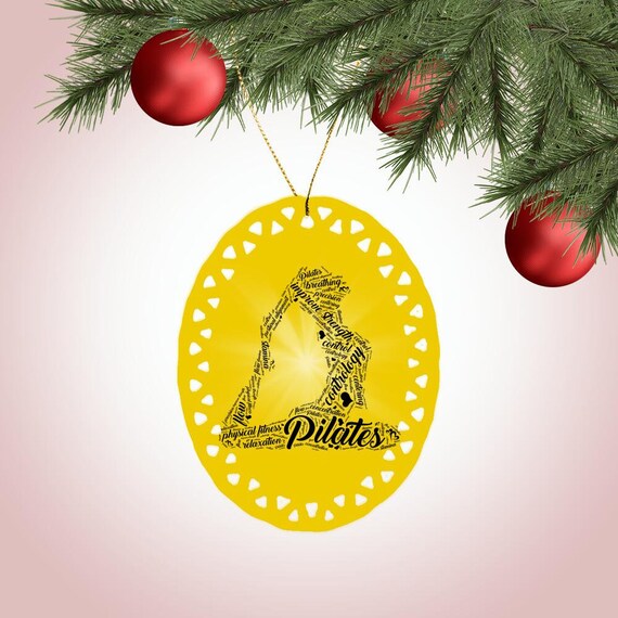 Pilates Christmas Ornament 