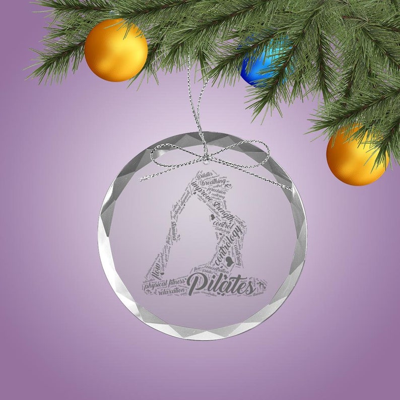 Pilates Christmas Ornament 