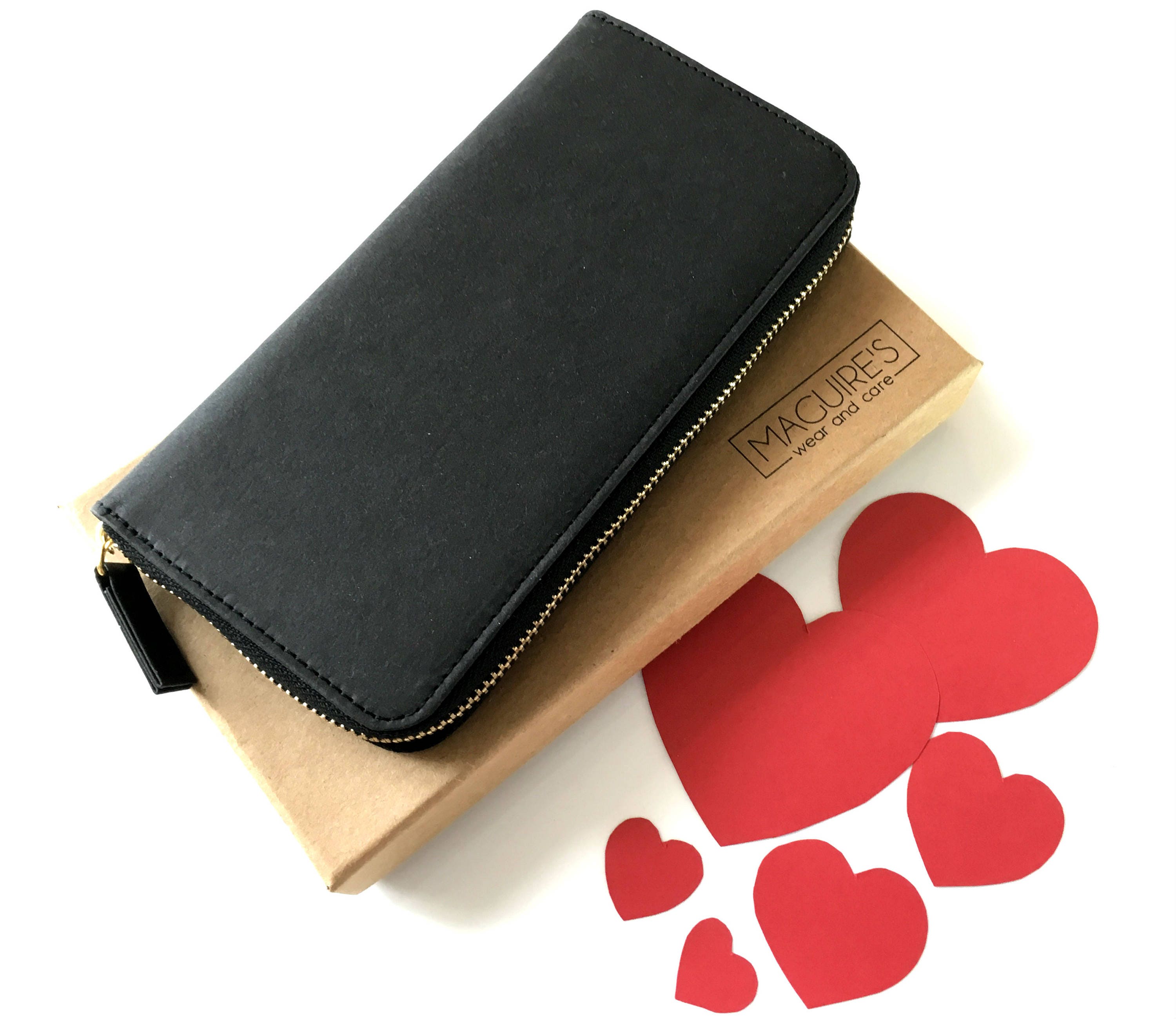 Vegan Travel Wallet With RFID Block. Soft Durable Etsy