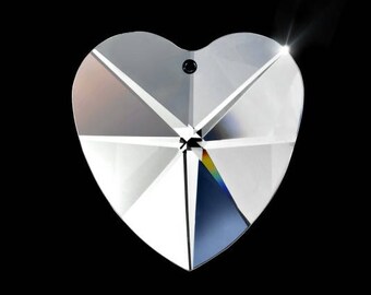 Atrapasueños de prisma de corazón de cristal Asfour de 28 mm 870-28