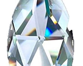 Lote de prismas de cristal transparentes en forma de lágrima y pera Asfour de 10-50 mm