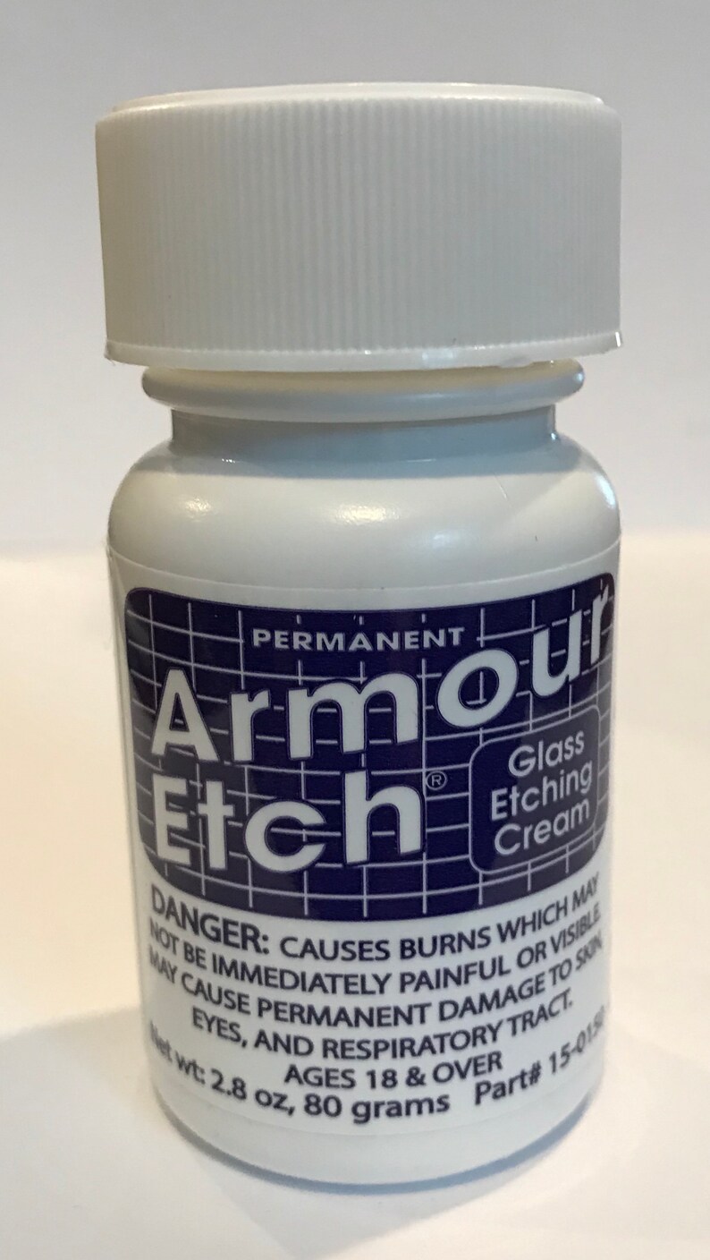 Armour Etch Etching Cream 2.8 OZ Etsy