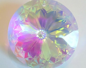 40mm Asfour Aurora Borealis Sun Flower Crystal Prisms