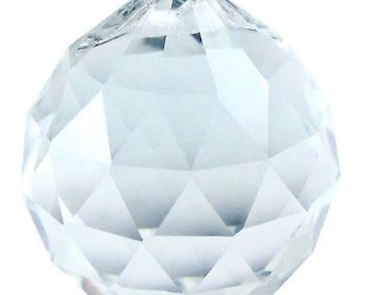 Juego de 10 bolas de cristal prismático Asfour de 30 mm para atrapasoles