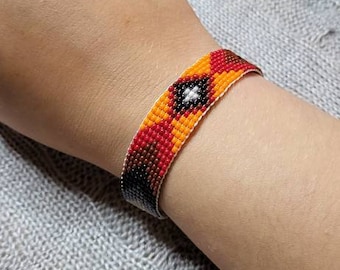 BOND / Beaded Bracelet / Weaved Jewelry / Native American Beaded Bracelet / Colorful bracelet / Beaded bracelet