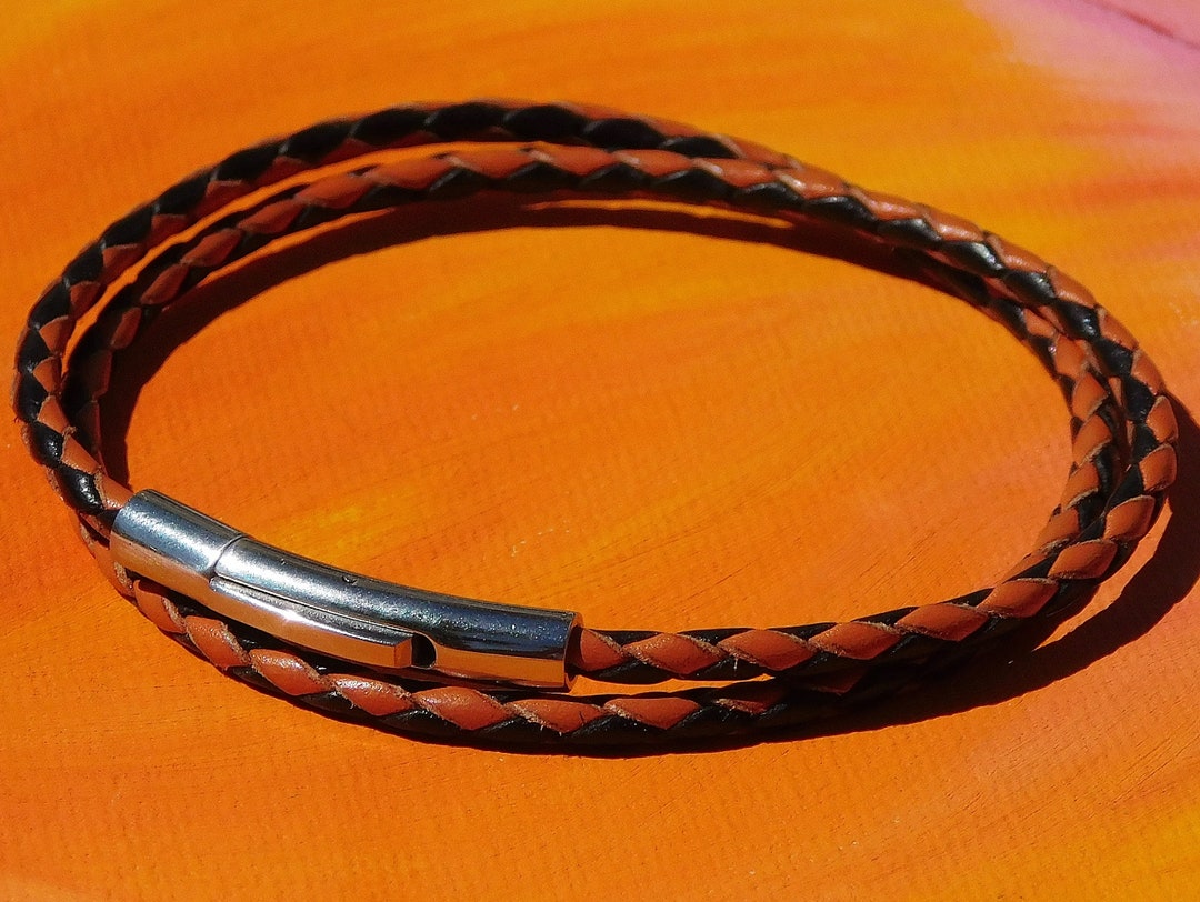 MILAKOO Bracciali In Pelle Intrecciata Da 6 Pezzi Per Uomo - Foto 11