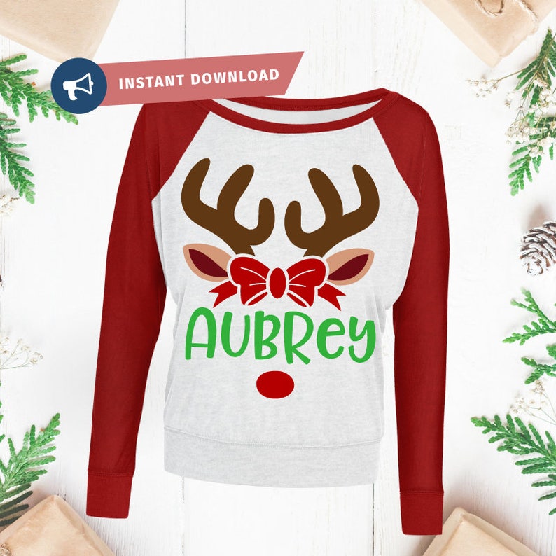 Download Girl Reindeer svg SVG Girl christmas shirt svg Girl ...
