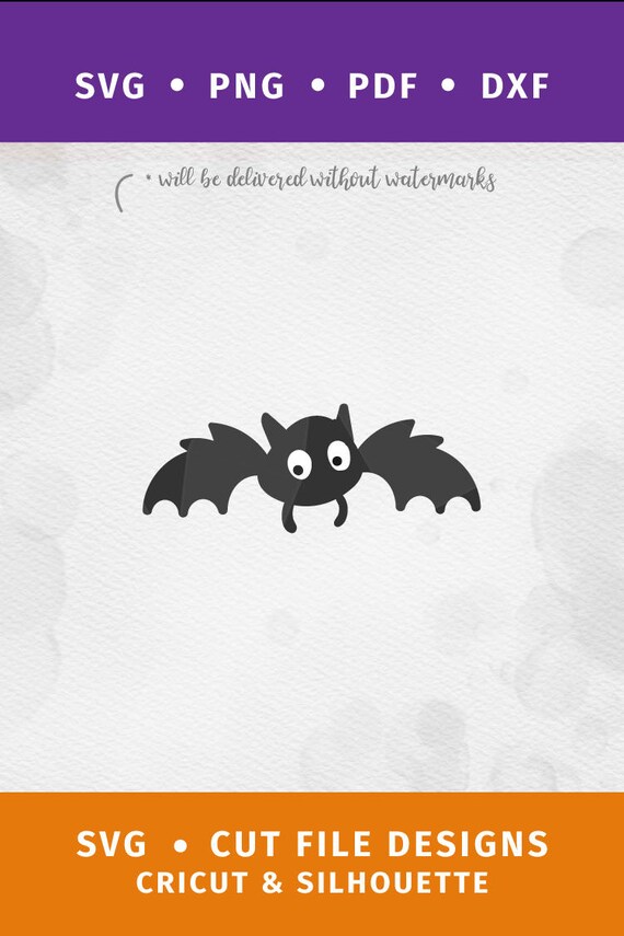 Svg Cute Bat Cricut Silhouette Cut File Svg Etsy