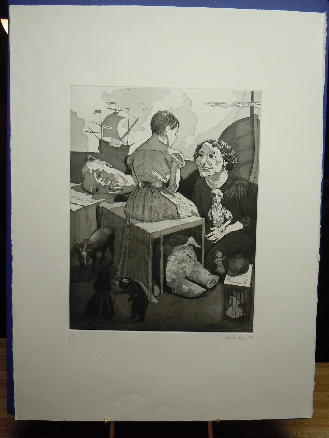 Listed Artist Paula Rego (1935-2022) Original Signed Limited Edition ...
