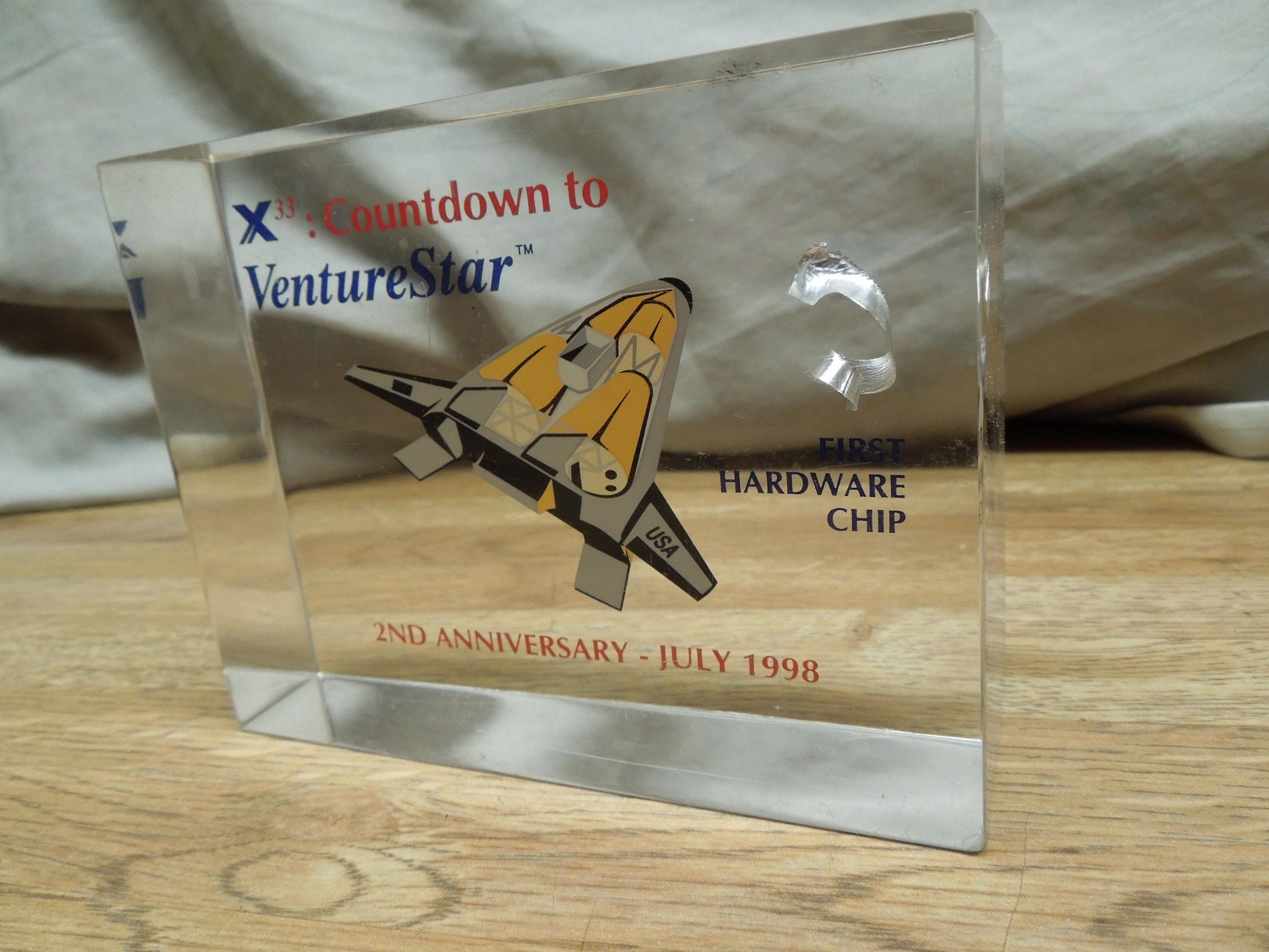 Lockheed Martin Acrylic Display for the X-33 Venture Star Vintage ...