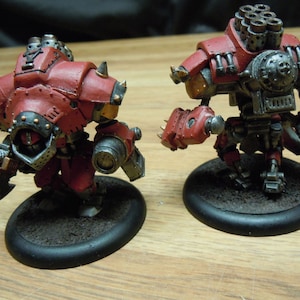 Warmachine Figures Khador Decimator Juggernaughts White Metal Vintage Privateer Press