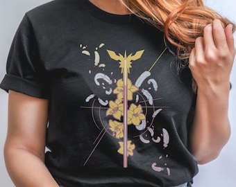 Aerith FF7 T Shirt Final Fantasy 7, Final Fantasy VII Remake FF7 Aerith Gainsborough, FFVII Final Fantasy Gaming Shirt, Gifts for RPG Gamers