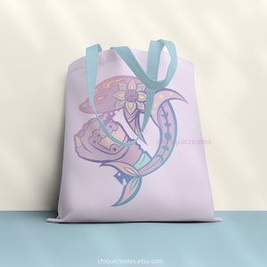 Tifa Lockhart Tote Bag: Final Fantasy VII Remake Kawaii Pastel Design