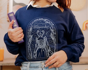 Kingmaker The Cruel Prince Sweatshirt, Jude and Cardan Booktok Merch, Folk of the Air Feminist Sweatshirt, Bookstagram Gifts for Book Lovers