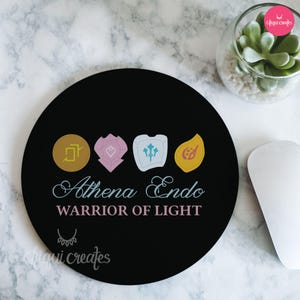FFXIV Custom Mousepad: Warrior of Light, RPG Gamer Gift