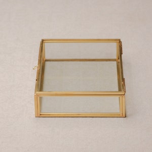 4x6 Brass & Glass Photo Print Box image 5