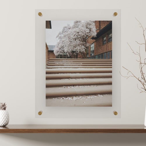 Gold 9x12 Acrylic Float Frame Etsy