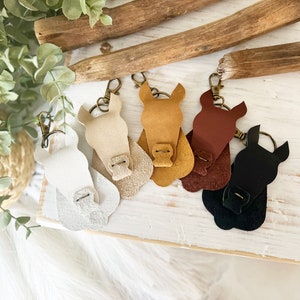 Horse Keychain, Leather Horse Keychain, Multiple Colors, Genuine Leather Keychain, White Horse, Red Horse, Tan Horse, Black Horse