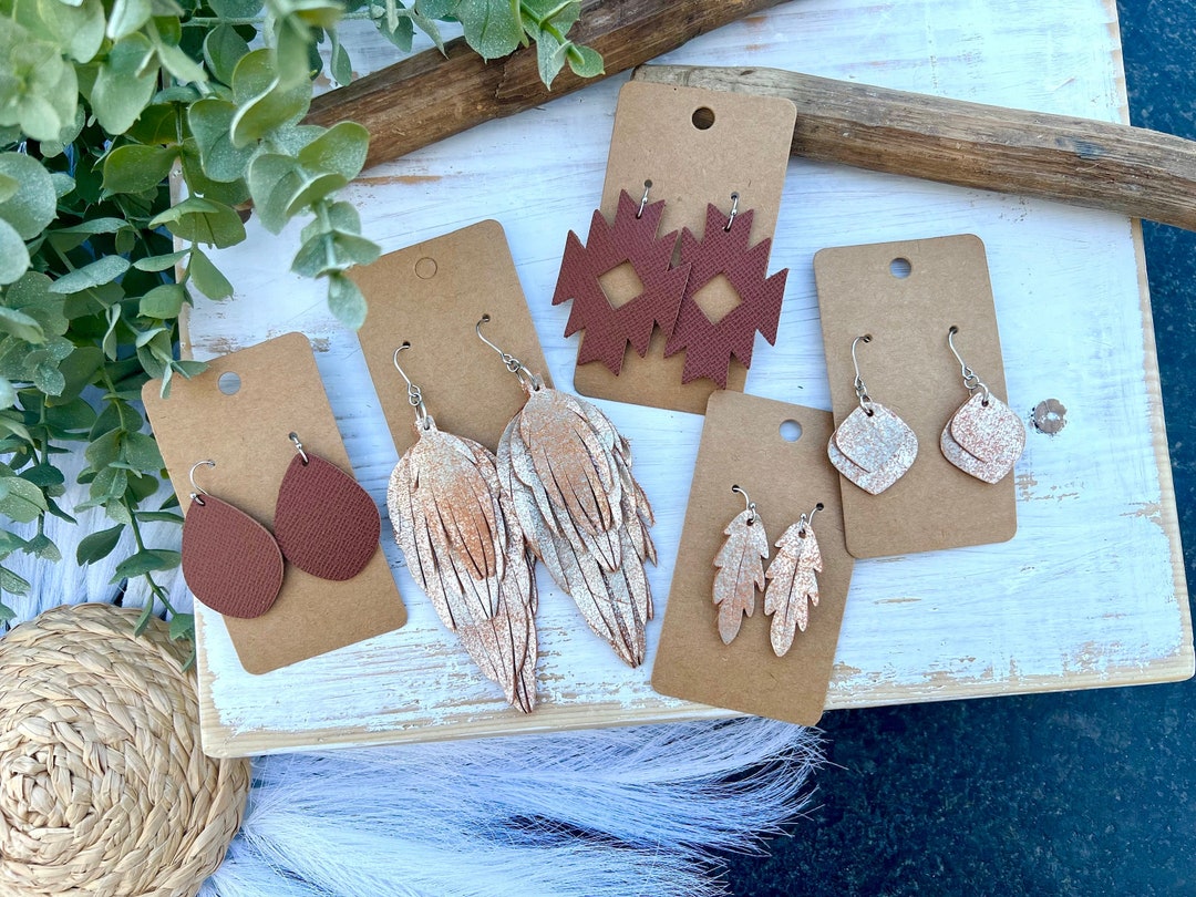 DIY Earring Making Kit Earring Making Kit Rustic Boho Etsy