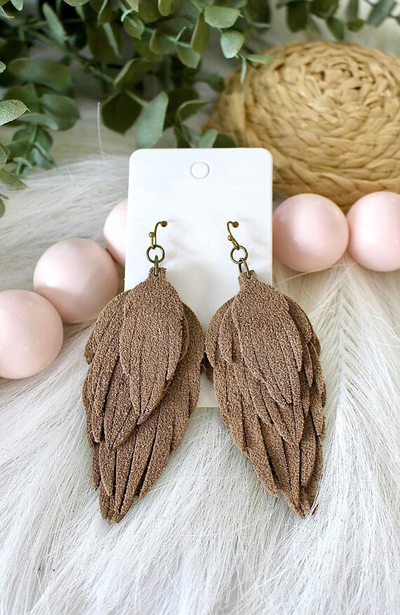 Boho fringe best sale earrings