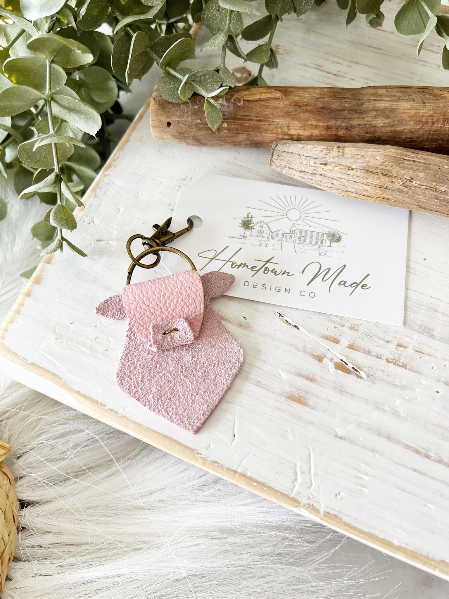 Highland Cow Keychain Cow Keychain Farm Keychain. Ranch Etsy