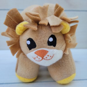Puzzle Pal - Lion, baby to school age plush toy animal - FREE SHIPPING