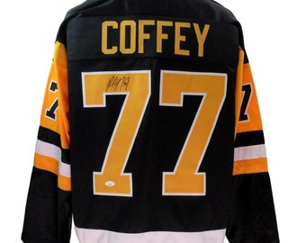 Paul Coffey Autographed Custom Black Hockey Jersey Penguins