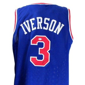 Allen Iverson Jersey History Poster for Sale by WalkDesigns