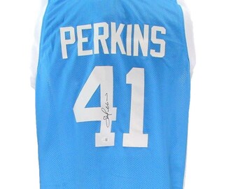 Sam Perkins UNC Tar Heels Signed/Autographed Custom Jersey