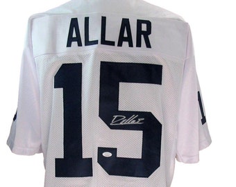 Drew Allar Autographed White Custom Football Jersey Penn State JSA