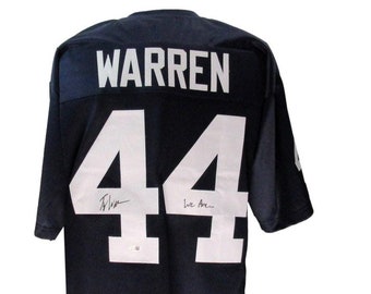 Tyler Warren Autographed Blue Custom Football Jersey Penn State