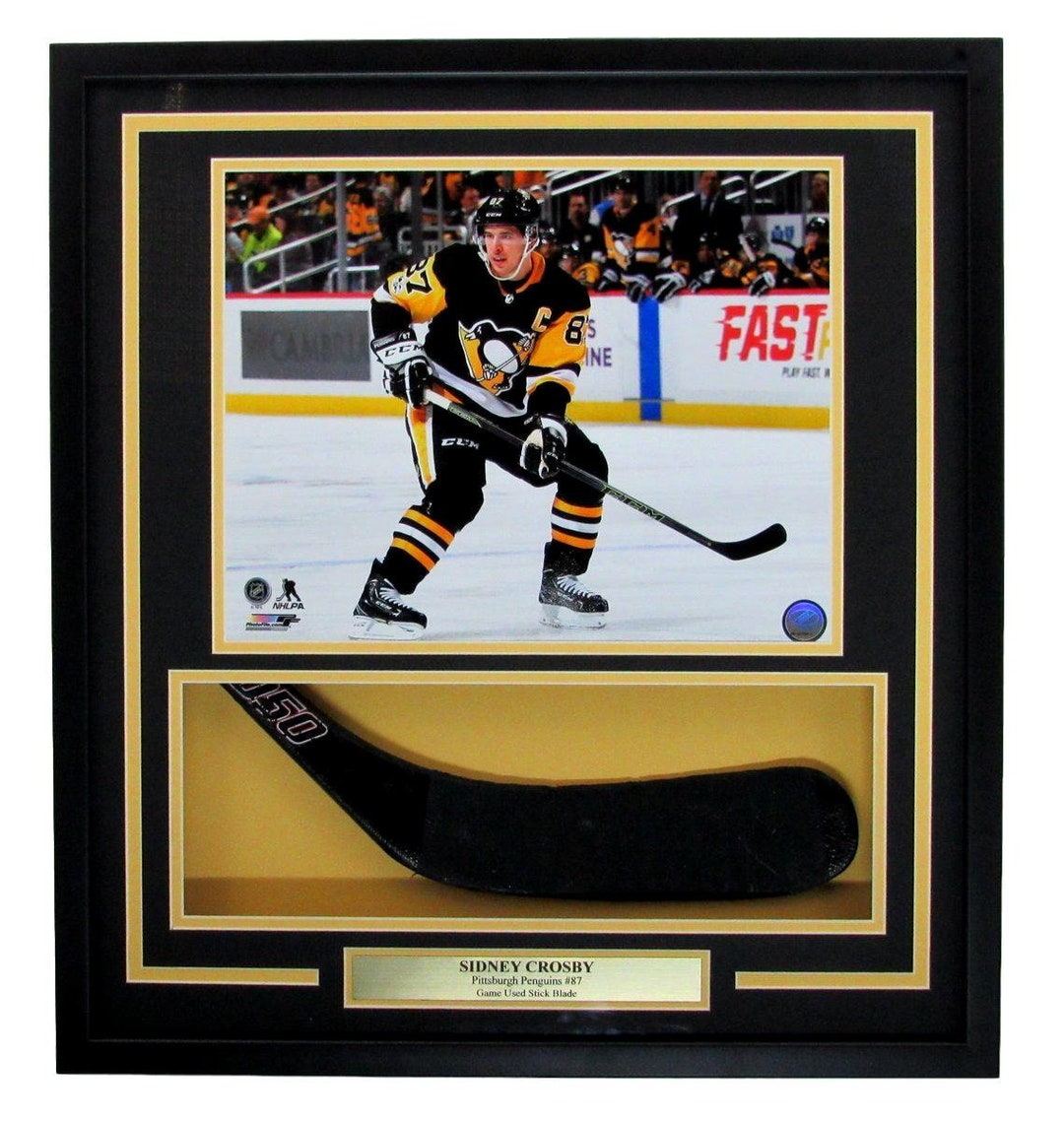 Sidney Crosby Framed Signed Jersey PSA/DNA Autographed Pittsburgh Peng