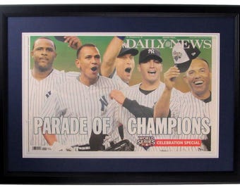 The Daily News 2009 WS Yankees Celebration Front/Back Page Newspaper 152562