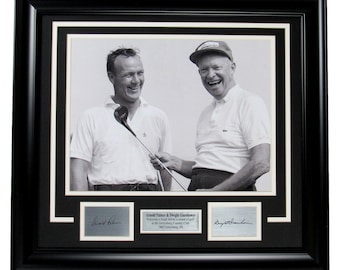 Arnold Palmer & Eisenhower Framed Photo, Gettysburg, Replica Signatures (11x14)