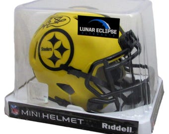 Hines Ward Signed/Autographed Gold Flash Mini Helmet Steelers
