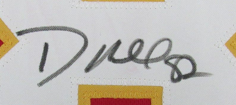 Dante Hall Signed/Autographed Red Custom Football Jersey Kansas City Chiefs imagen 2