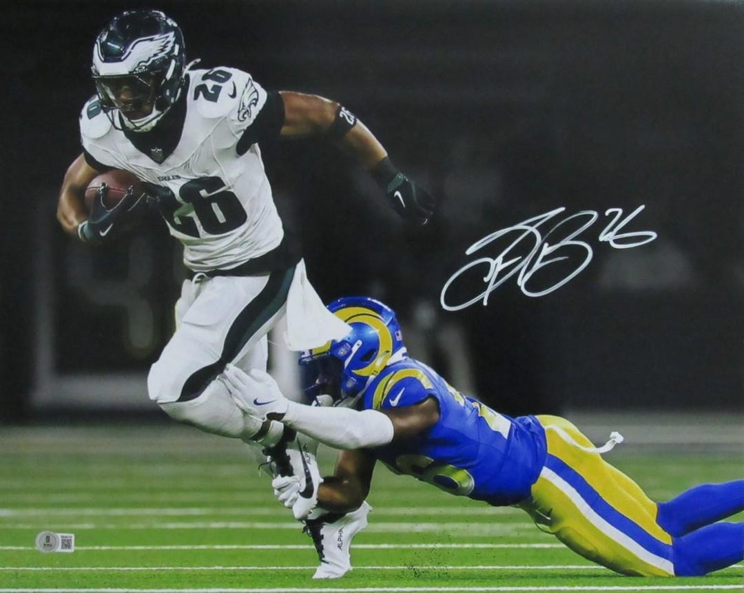 Saquon Barkley Autographed 16x20 Photo Philadelphia Eagles - Etsy