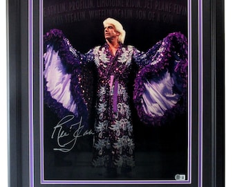 Ric Flair Signed/Autographed 16x20 Photo Framed WWE Champion
