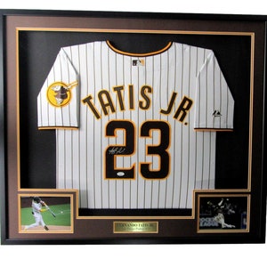 Autographed/Signed Fernando Tatis Jr. San Diego Brown Baseball Jersey JSA  COA