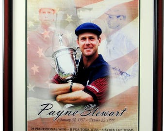 Payne Stewart PGA Champ Unsigned 16x20 Photo Framed 158055