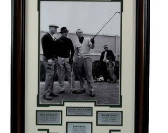 Jack Nicklaus/Sam Snead/Arnold Palmer UNSIGNED 11x14 B/W Photo 176237