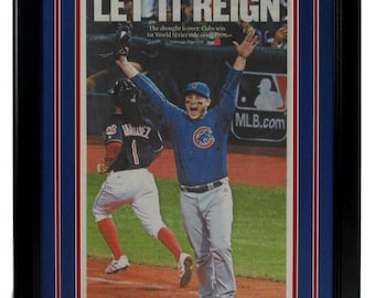 Chicago Tribune Newspaper 2016 Chicago Cubs World Series Champs Framed 152282