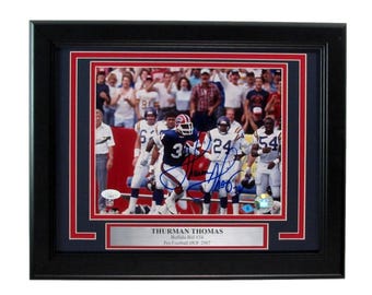 Thurman Thomas HOF Buffalo Bills Signed/Auto 8x10 Photo Framed