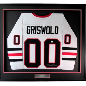 Christmas Vacation Clark Griswold Large White Hockey Jersey  Chevy chase christmas  vacation, Christmas vacation, Jersey