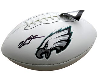 Jalen Carter Signed/Autographed White Philadelphia Eagles Logo Football