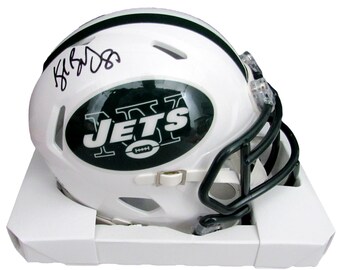 Kyle Brady Signed/Auto White Mini Football Helmet New York Jets