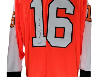 Bobby Clarke Autographed Signed HOF /Auto Philadelphia Flyers Custom Hockey  Jersey JSA