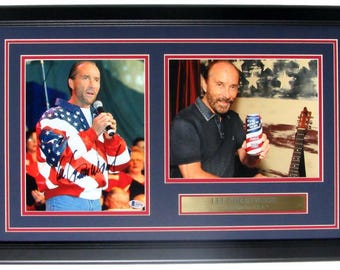 Lee Greenwood Signed/Autographed 8x10 Photo Collage Framed Beckett 148812
