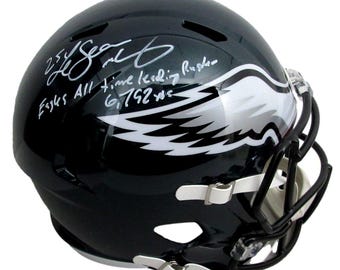 LeSean McCoy Signed/Inscribed Philadelphia Eagles Green Speed Full Size Replica Football Helmet